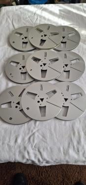 Ampex 18cm aluminium spoelen