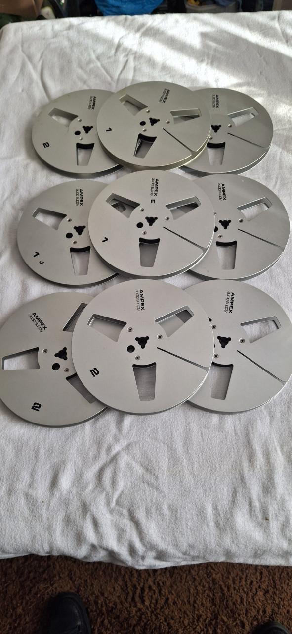 Ampex 18cm aluminium spoelen
