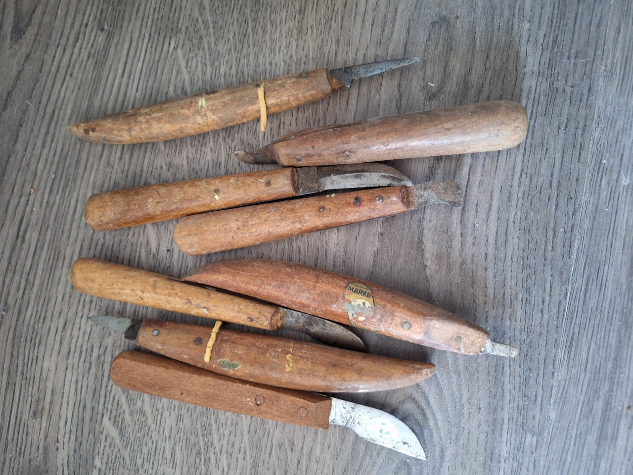 Gereedschap om hout of gips te bewerken