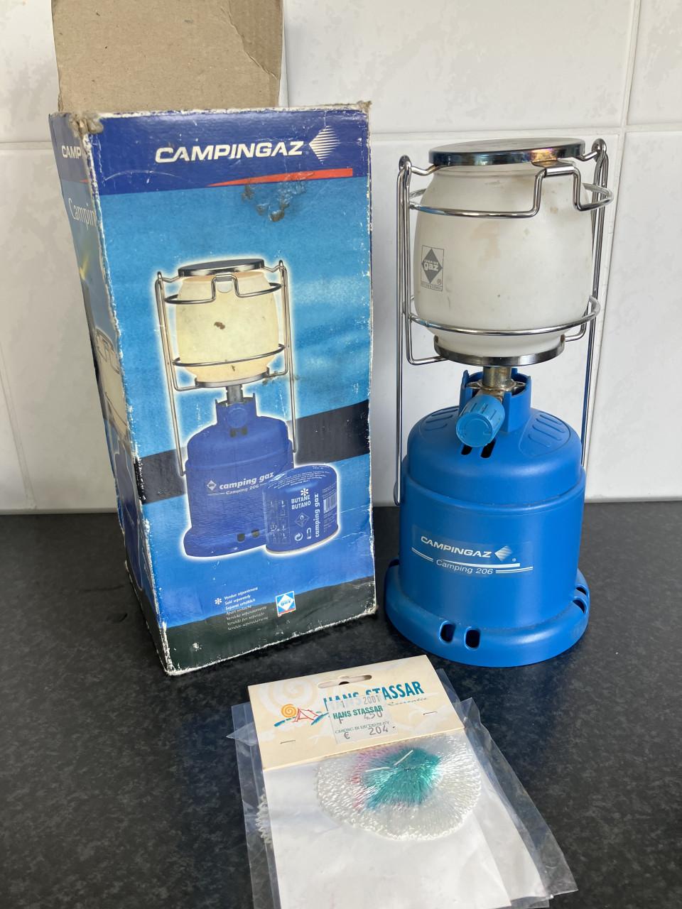 Camping gaz kookpitje + Campingaz lampje