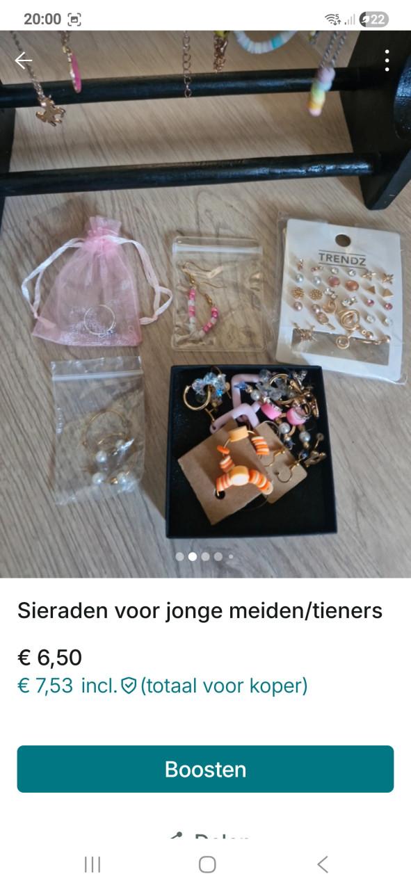 Sieraden peuter/kleuter, jonge (tiener) meiden