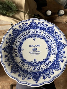 Botercontrolestation  Delfts blauw