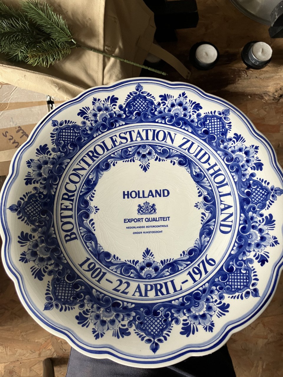 Botercontrolestation  Delfts blauw