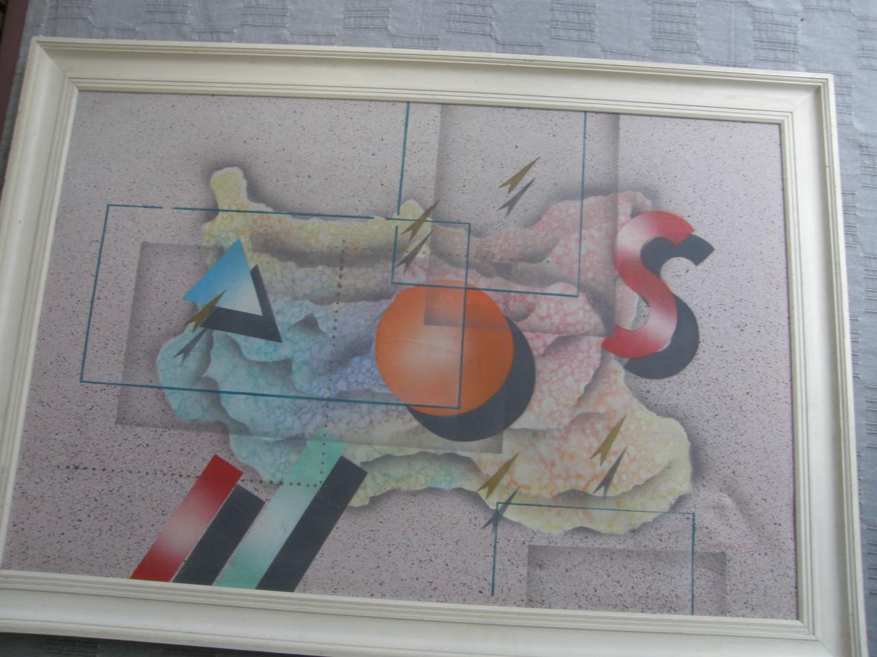 Geometrische schilderij