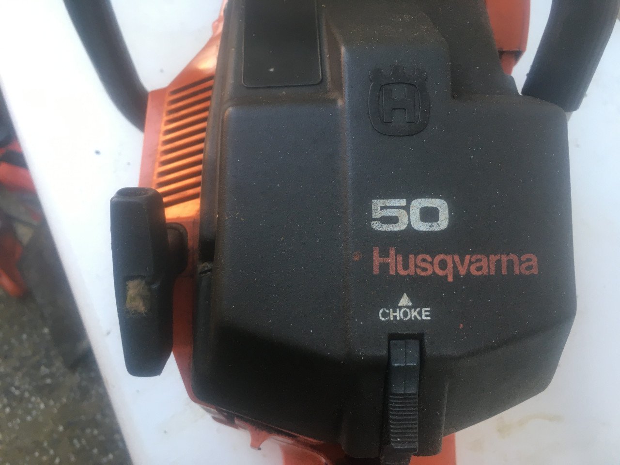 Motorzaag/ kettingzaag husqvarna 50 zaagblad 38 cm scherpe