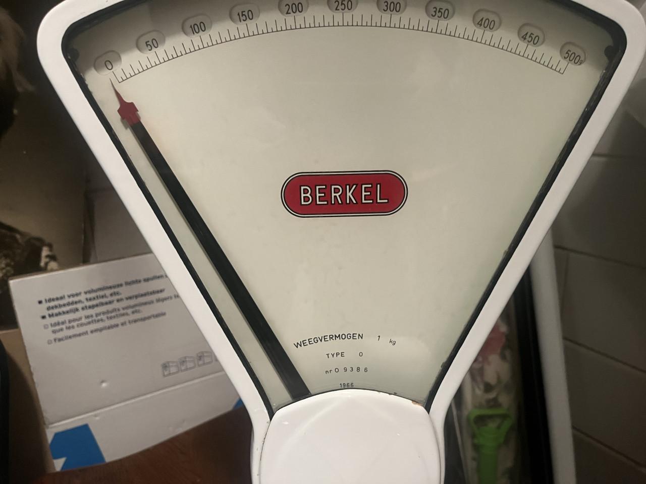 Weegschaal Berkel Type 0, 1 kg 1966