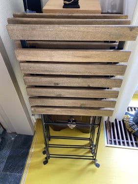 3 IKEA Tarno bistro stoelen