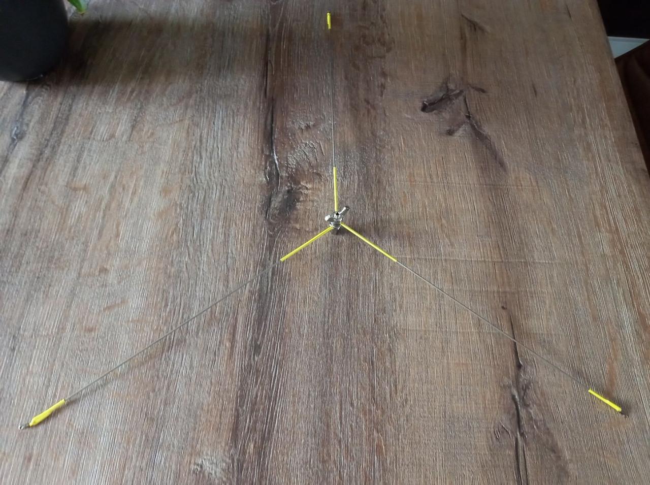 Toch maar weer nieuwe Helikopter/Paraplu onderlijnen gemaakt