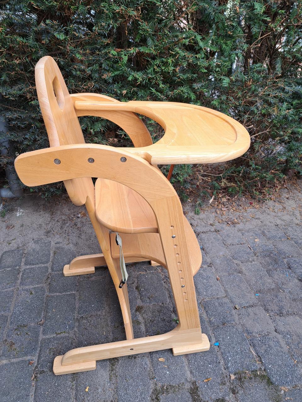 Kinderstoel hout-meegroei