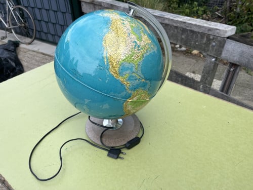 Wereldbol Globe met verlichting
