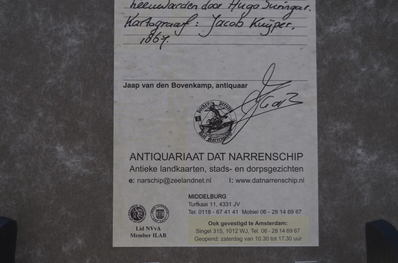 Fraaie Litho 1868 Gemeente Biervliet Zee - Vla.