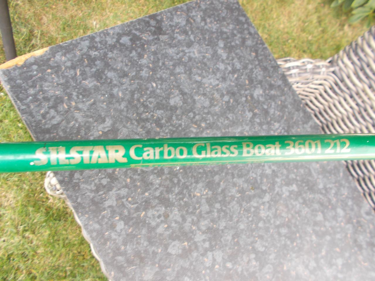 Tweedelige boothengel "SILSTAR CARBO GLASS" 210 cm w,g, 300 gram
