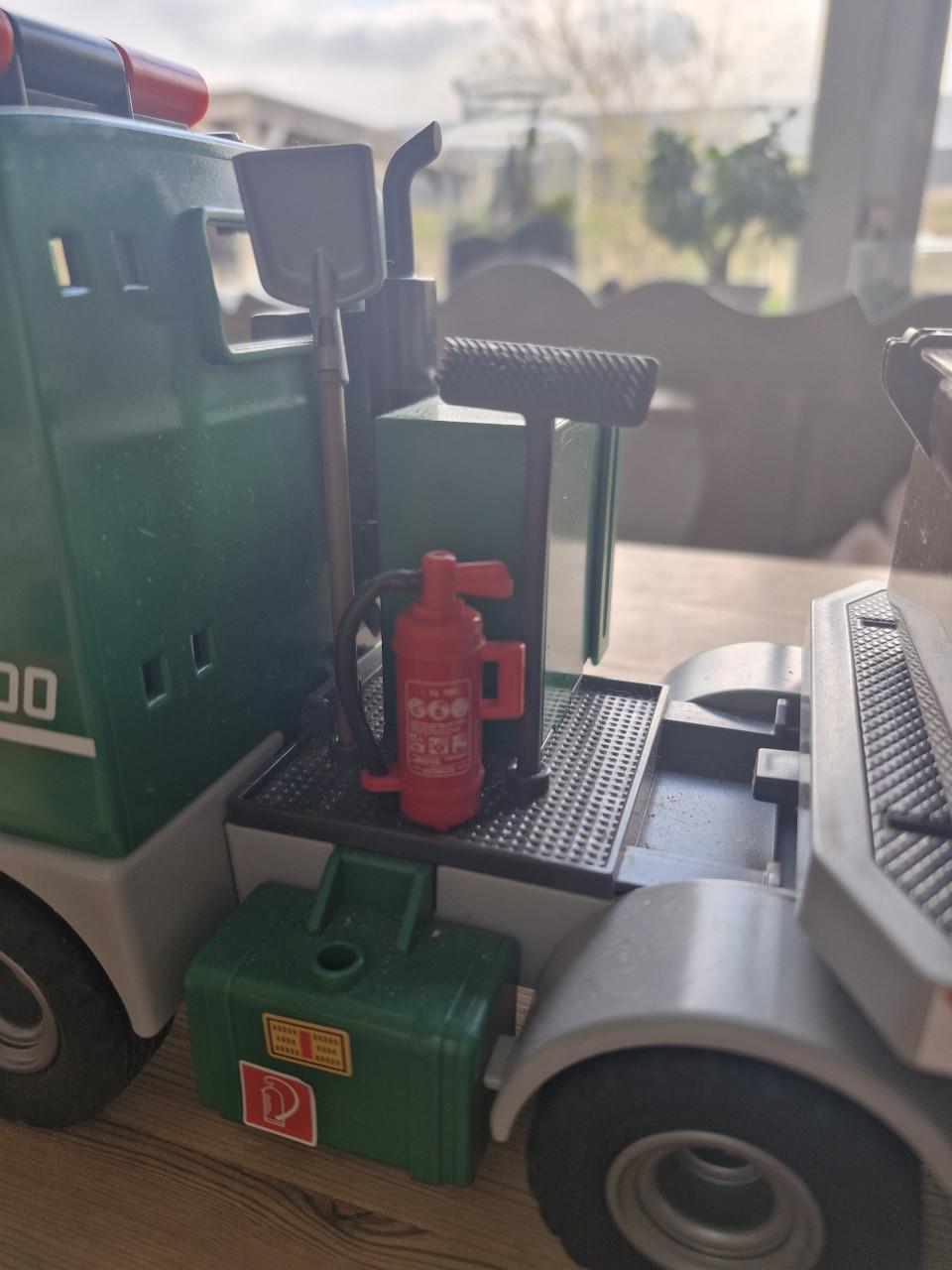 Playmobil dieplader met shovel (compleet, zonder doos)