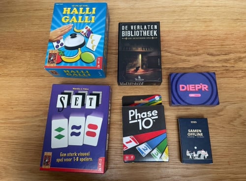 Diverse soorten spelletjes