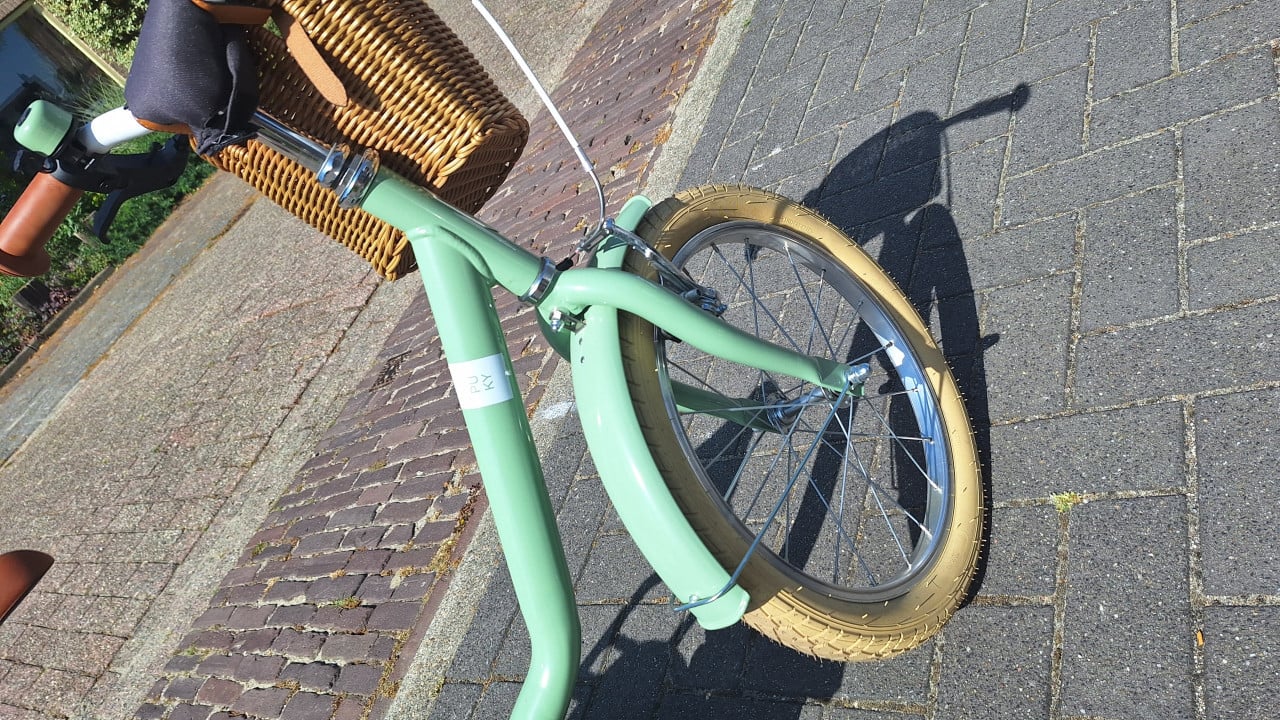 Puky Steel, retro groen 18 inch