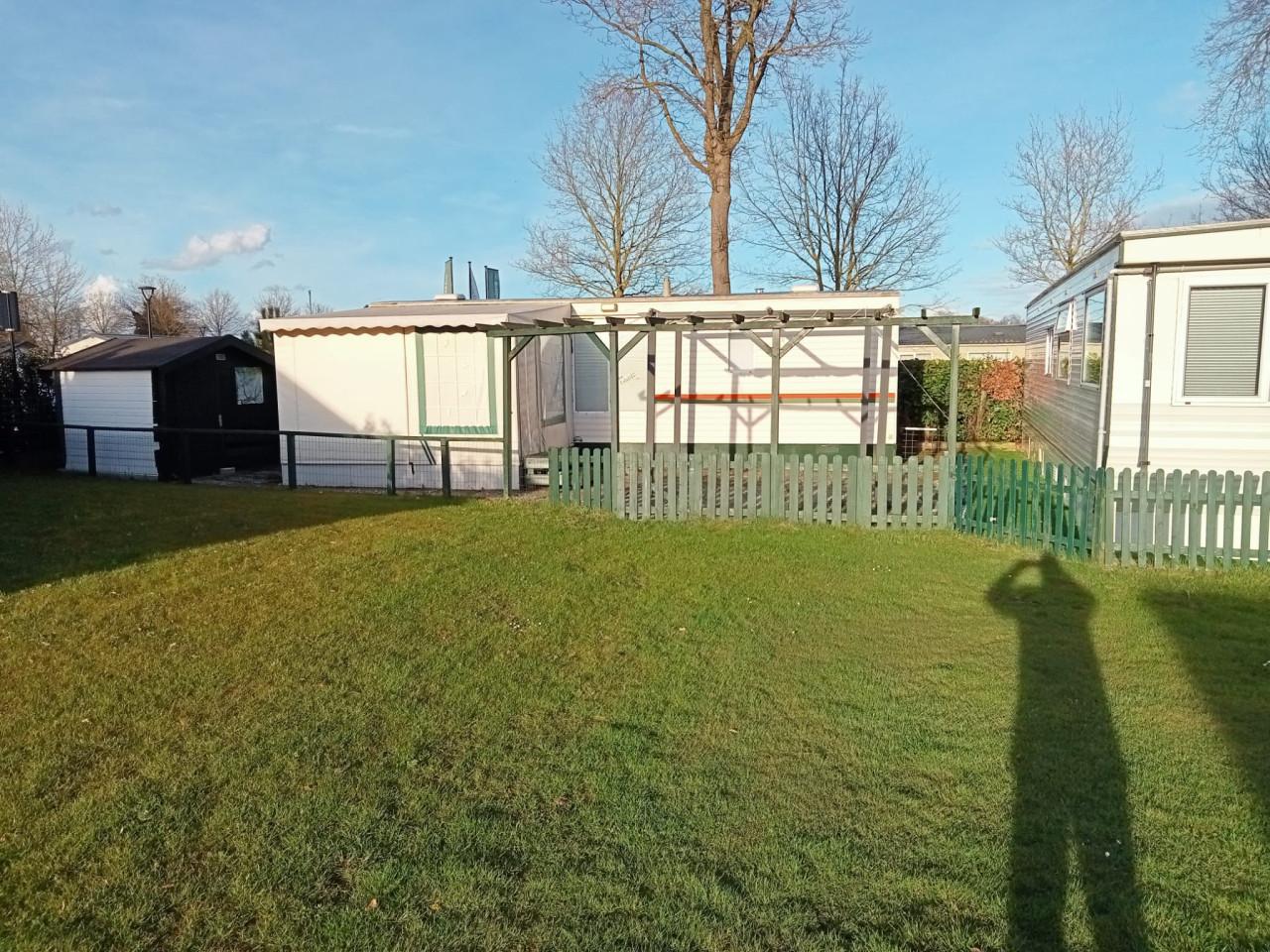 Stacaravan met voortent