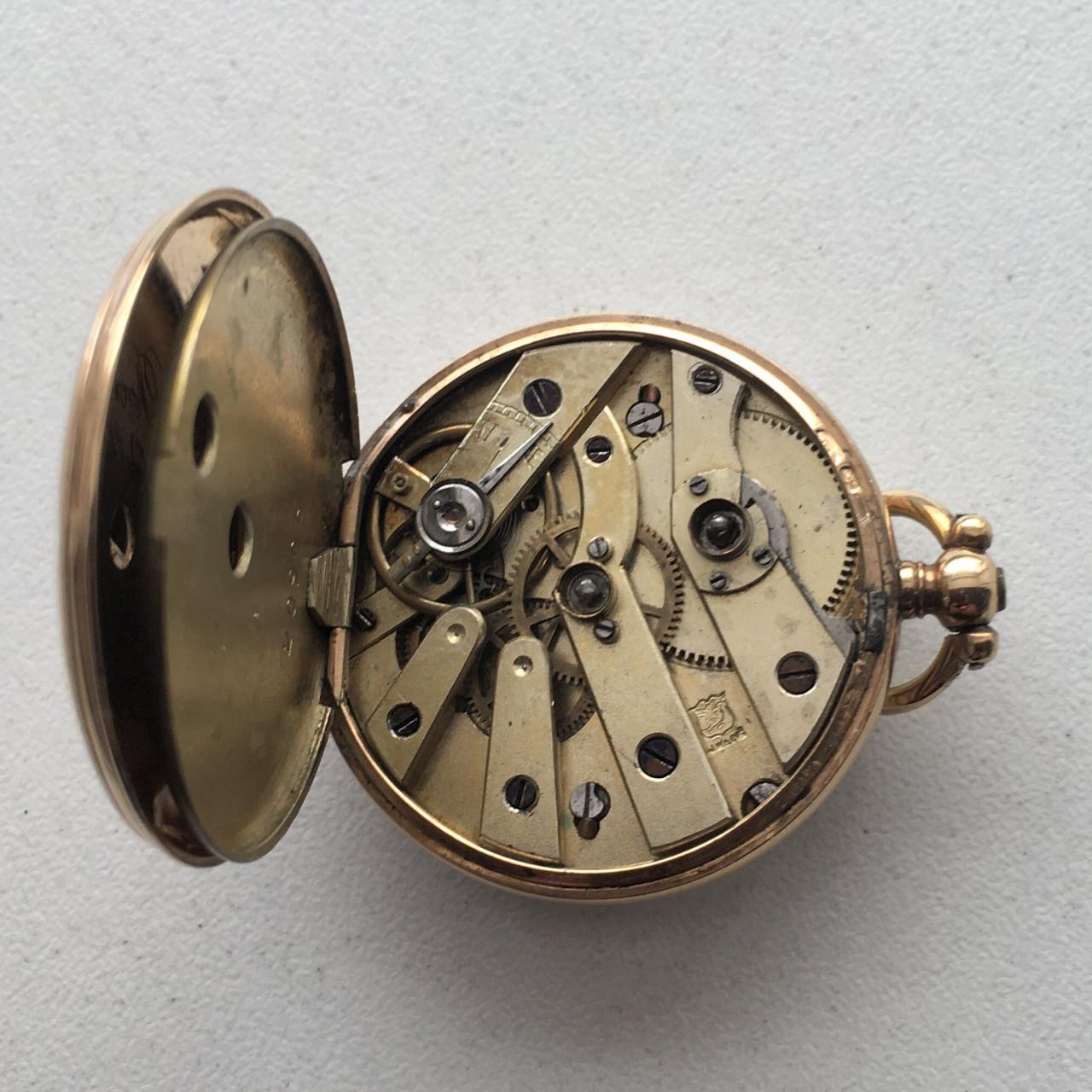 Prachtig 14 kt gouden Ladies Pocket Watch
