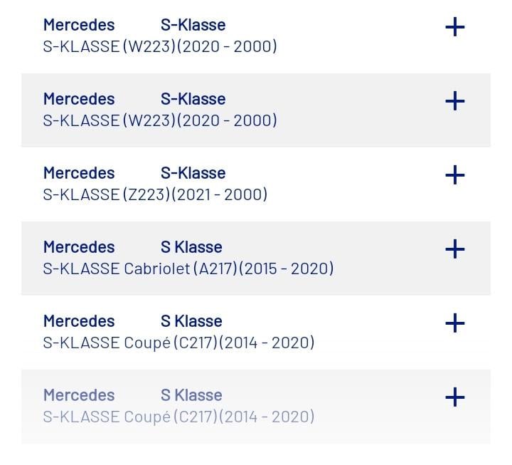 K&N luchtfilter Mercedes (NIEUW) 33-3068