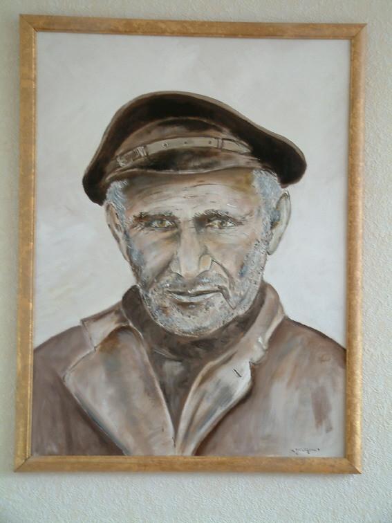 Olie verf portretten 40 x 50 cm met lijst  lijsten  zijn enkel al 75 euro