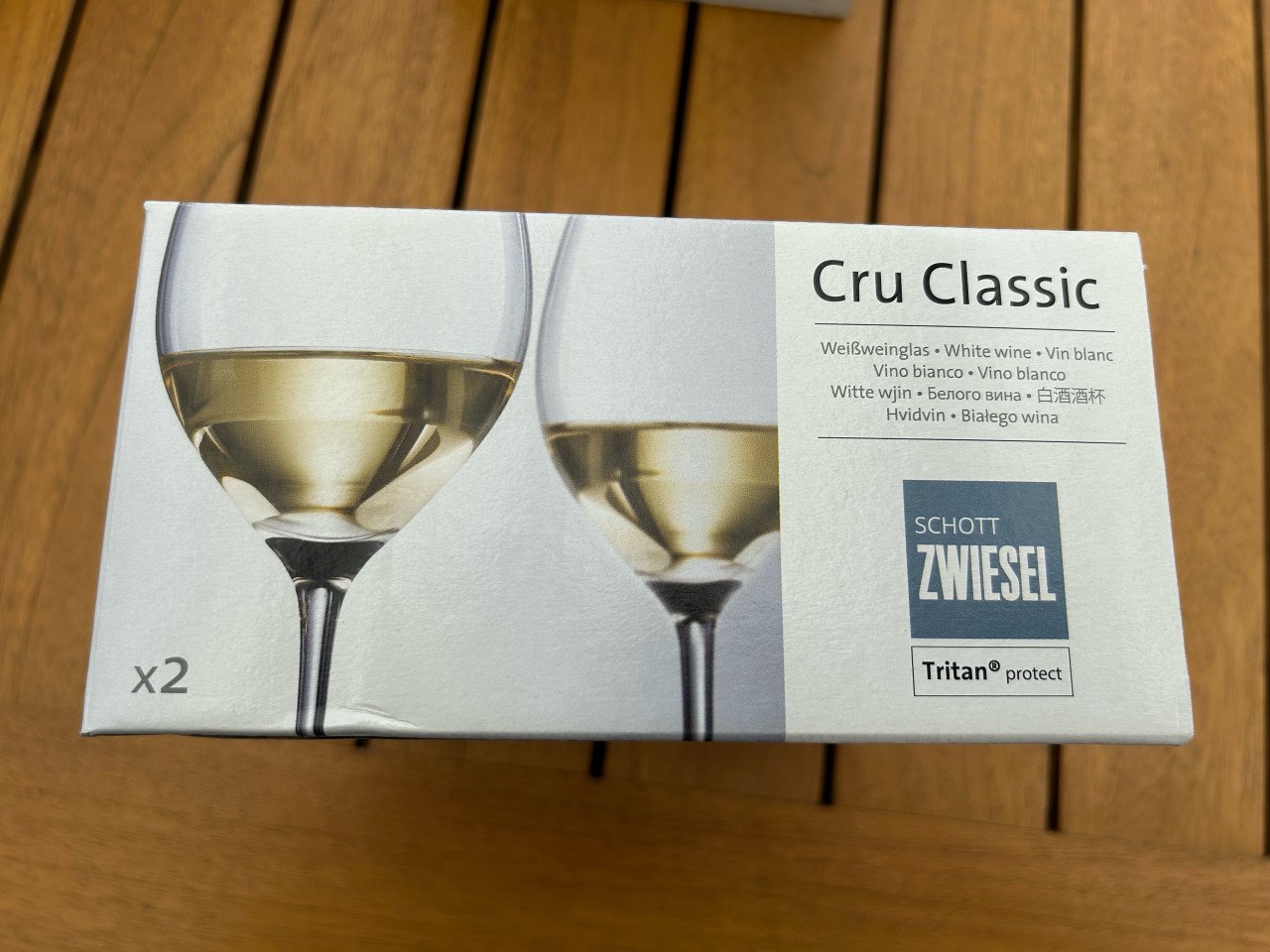 4 NIEUWE SCHOT ZWIESEL WITTE WIJN GLAZEN