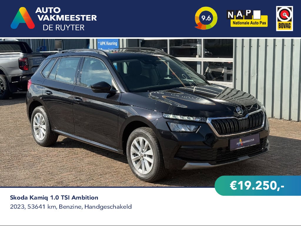 Skoda Kamiq - 1.0 TSI Ambition 12 maanden Bovag Garantie | Rijklaarprijs