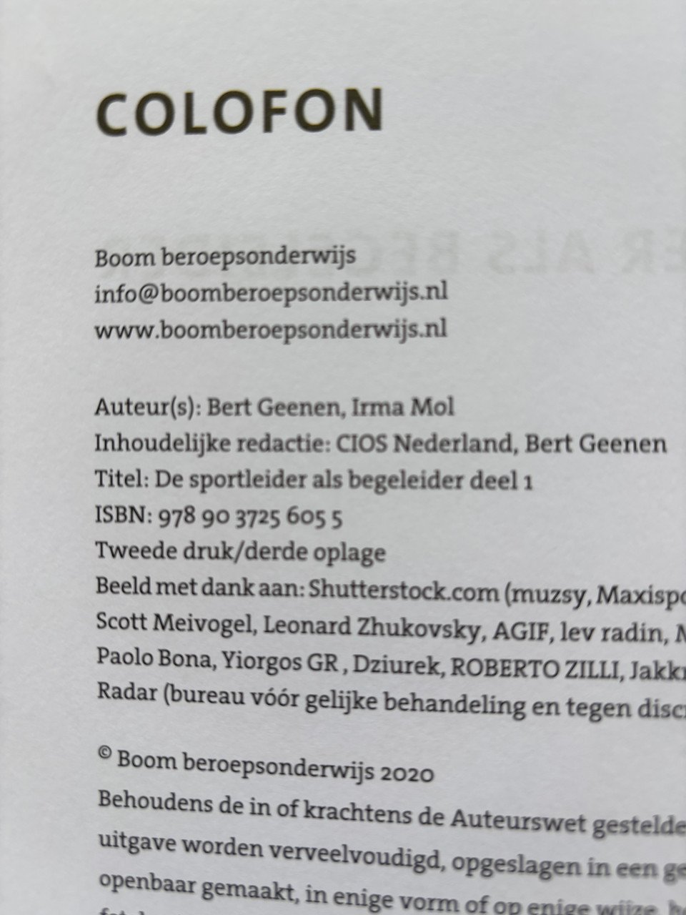 Boeken Cios coördinator buurt onderwijs en sport