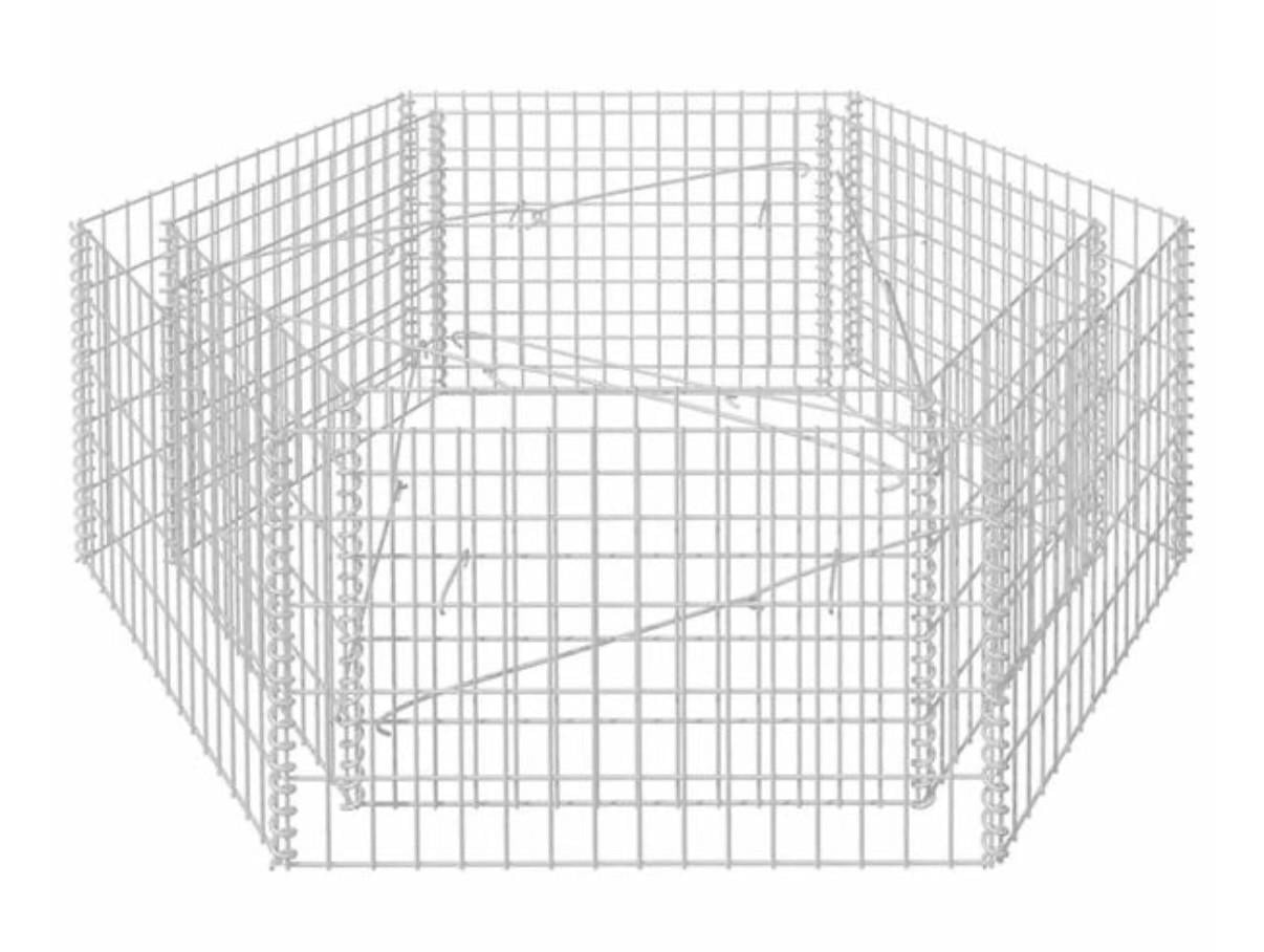 Nieuwe schanskorf 160 x 160 x 50 cm