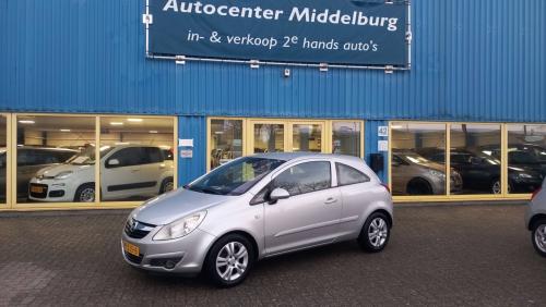 Opel CORSA 1.4 16v Enjoy 3drs bj:2007 airco lm-velgen apk 12-2026