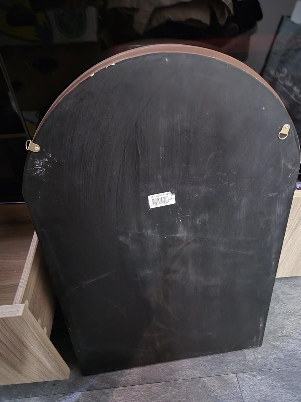 Vintage houten wanddecoratie beren. Afm. 60x40 cm bruine lijst