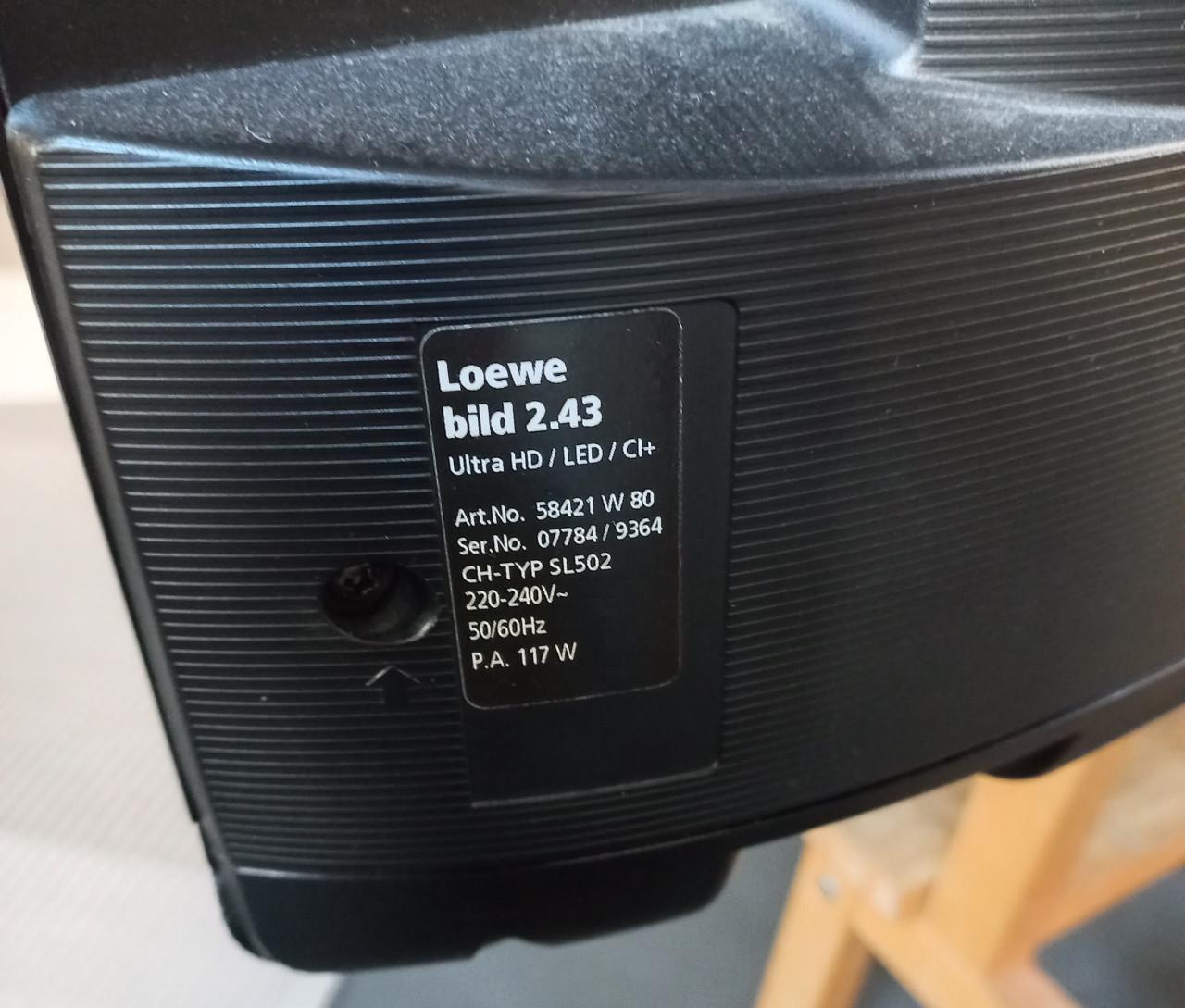 TV Loewe bild 2.43 black 58421W80