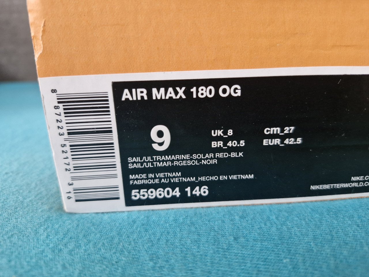 Nike Air 180's uit 2012 maat 42.5
