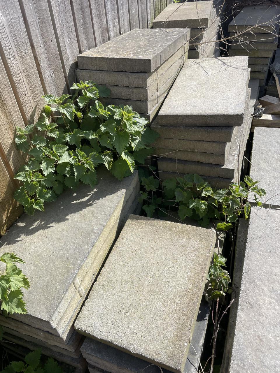 Tuintegels gratis afhalen