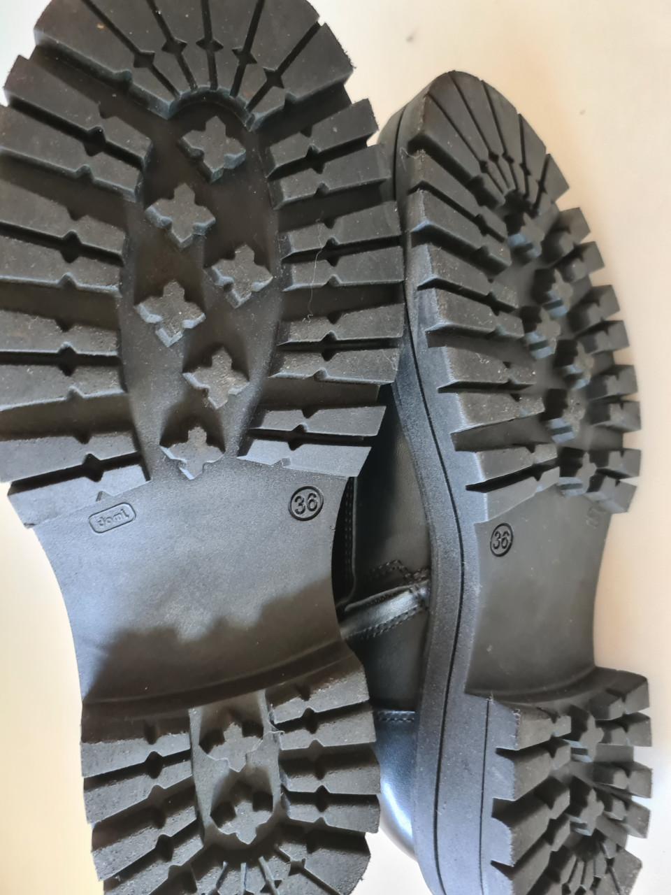 Nieuwe Shoesme zwarte leren boots maat 36