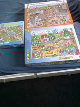 3 puzzels 1000 stukjes