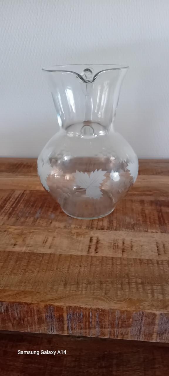 Prachtige vintage grote sap/water karaf