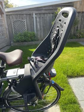 Yepp fietsstoeltje achter, zwart