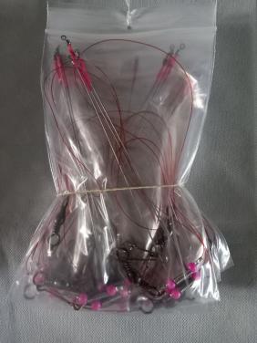 Onderlijnen met verenstaal afhouders .