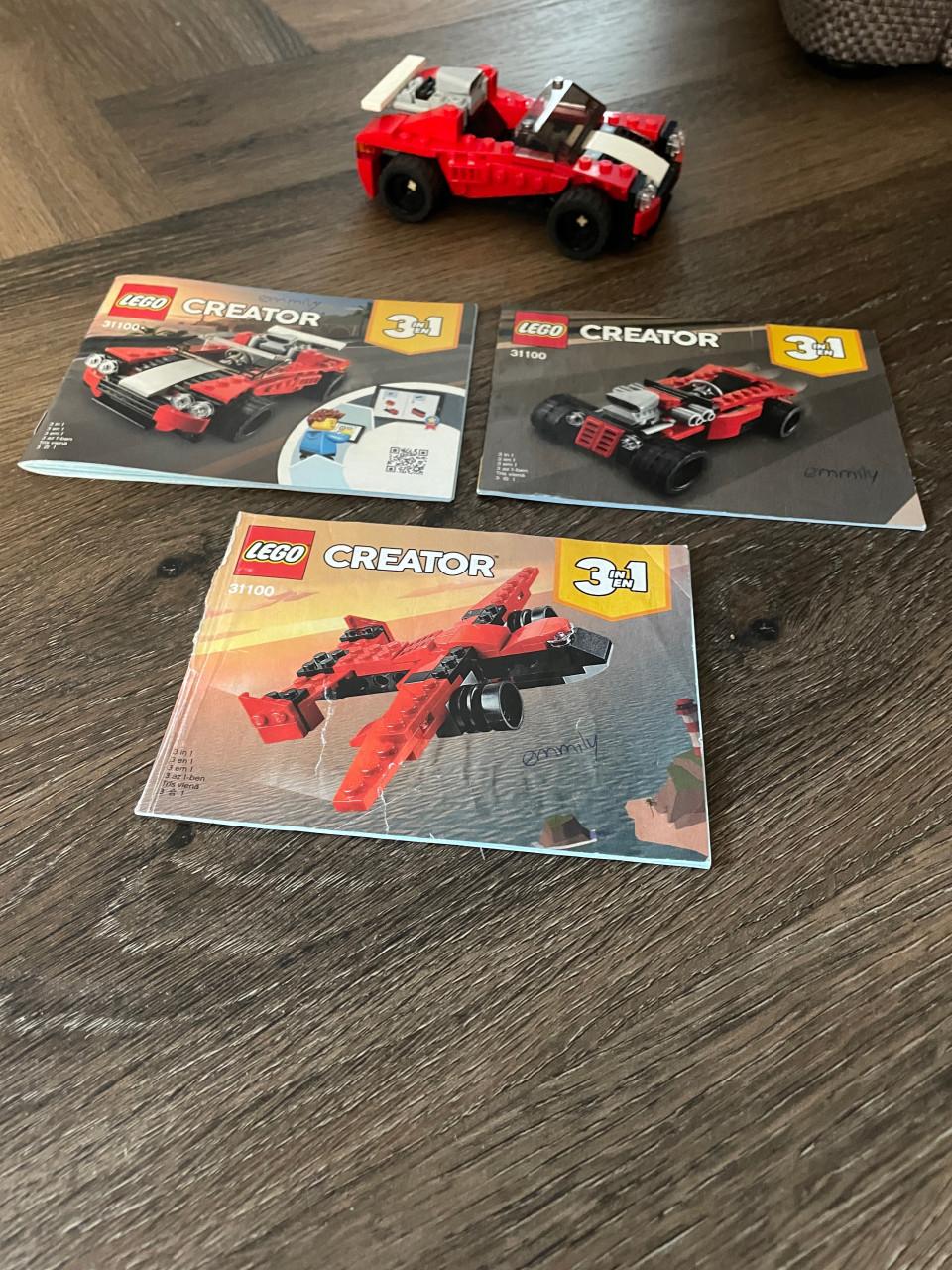 Creator lego Sportwagen 31100 €5,00