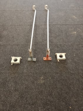 Afstand houders boot kreek terneuzen -