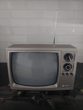 Antieke vintage televisie