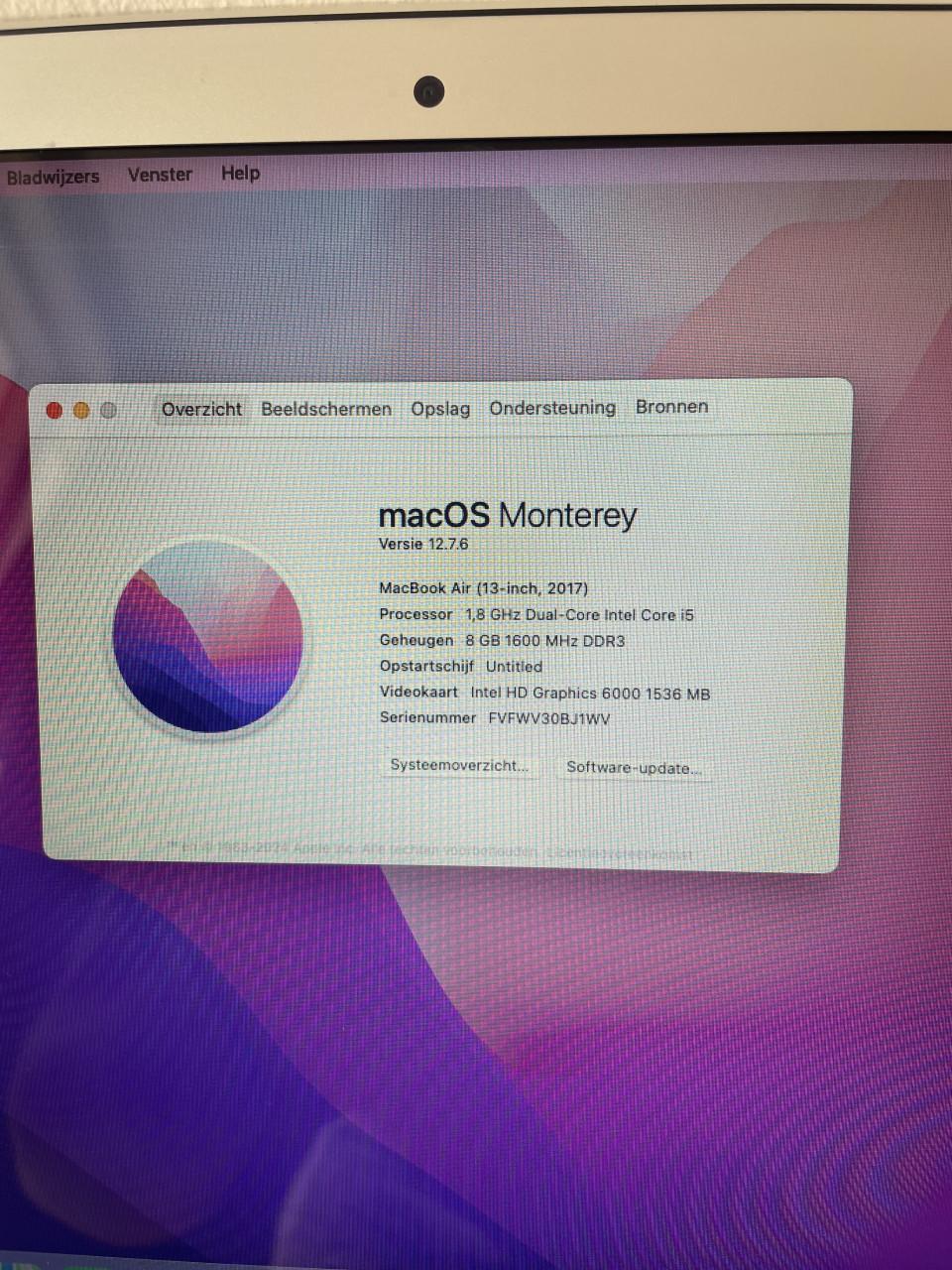 Macbook air 2017