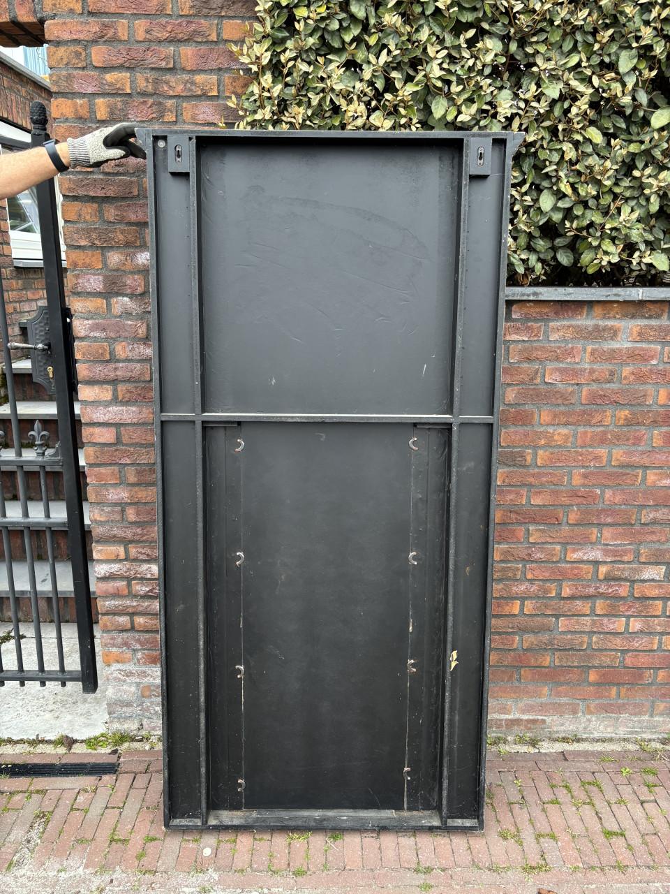 Brocante wandpaneel met nieuwe spiegel