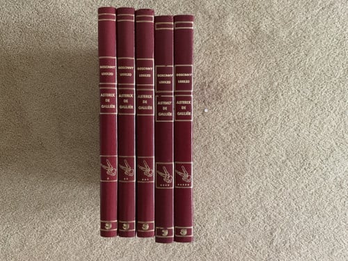 Asterix en Obelix stripboeken 5 gebonden delen (4 strips per gebonden deel)