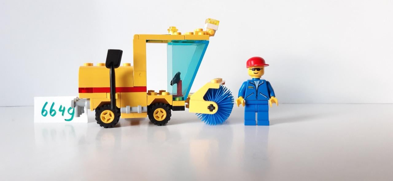 Lego 6649: straatveger + minifiguur