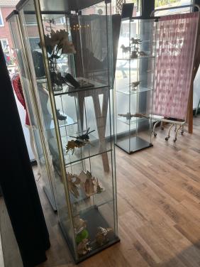 Vitrine kast 3x
