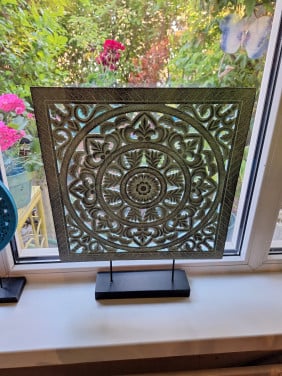 Decoratief raamscherm