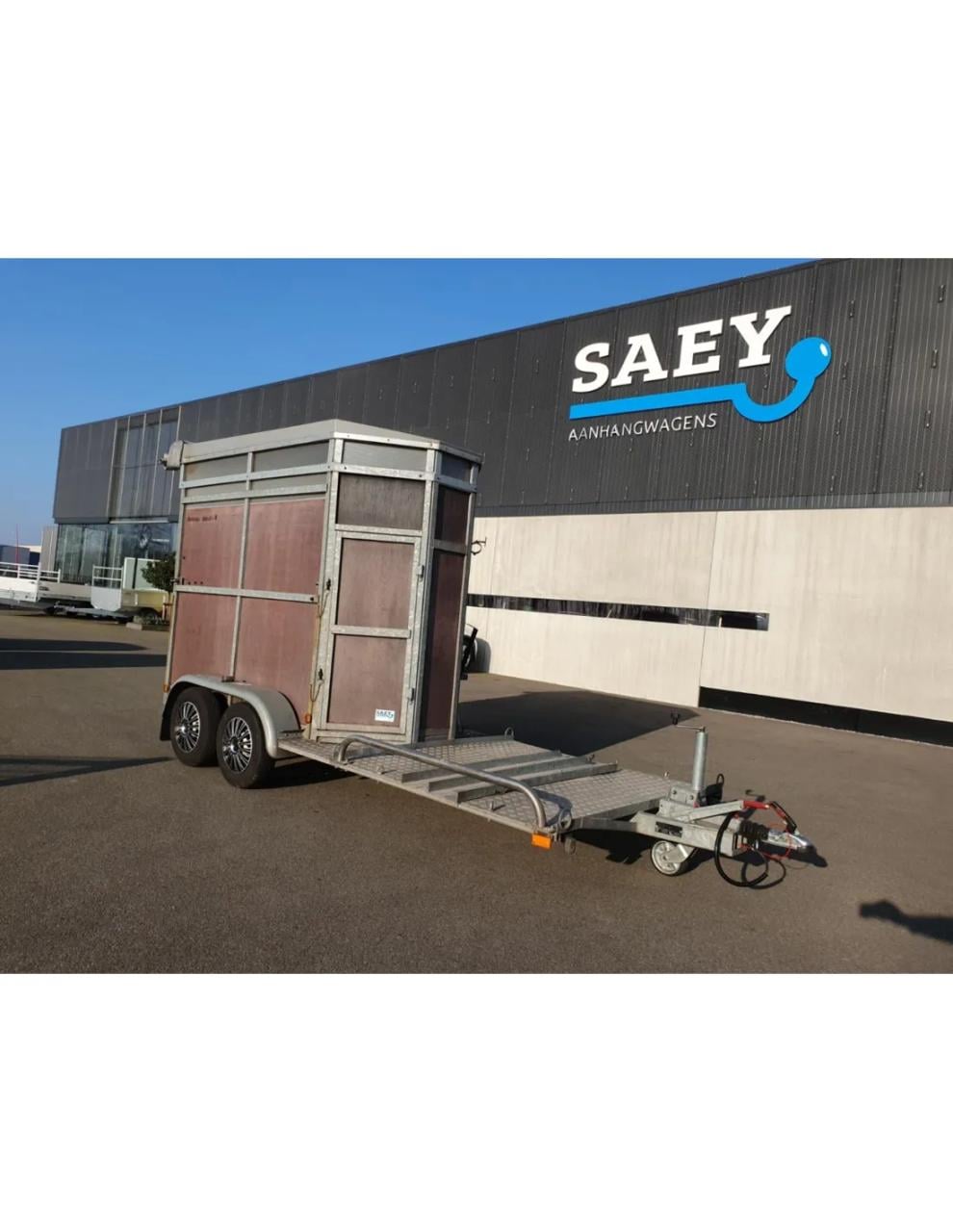 Koetstrailer ponytrailer 1500kg 250x125x230cm