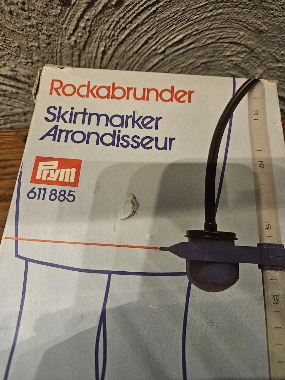 Vintage Duitse prym Rokkenmarker Rockafronder Skirtmarker