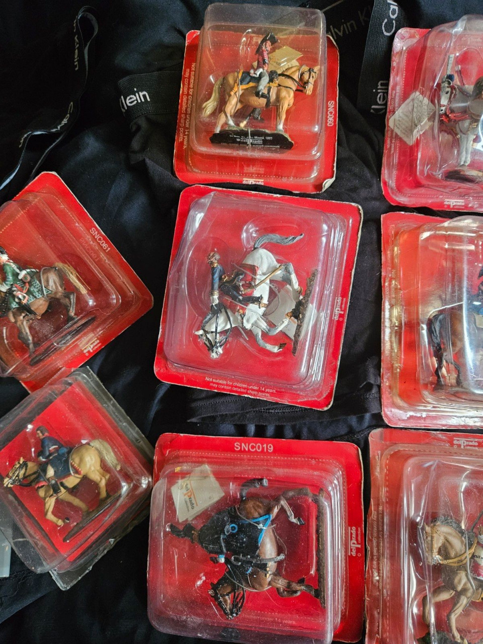 Vintage tinnen beeldjes Del Prado in totaal nog 9 stuks nieuw in de doos