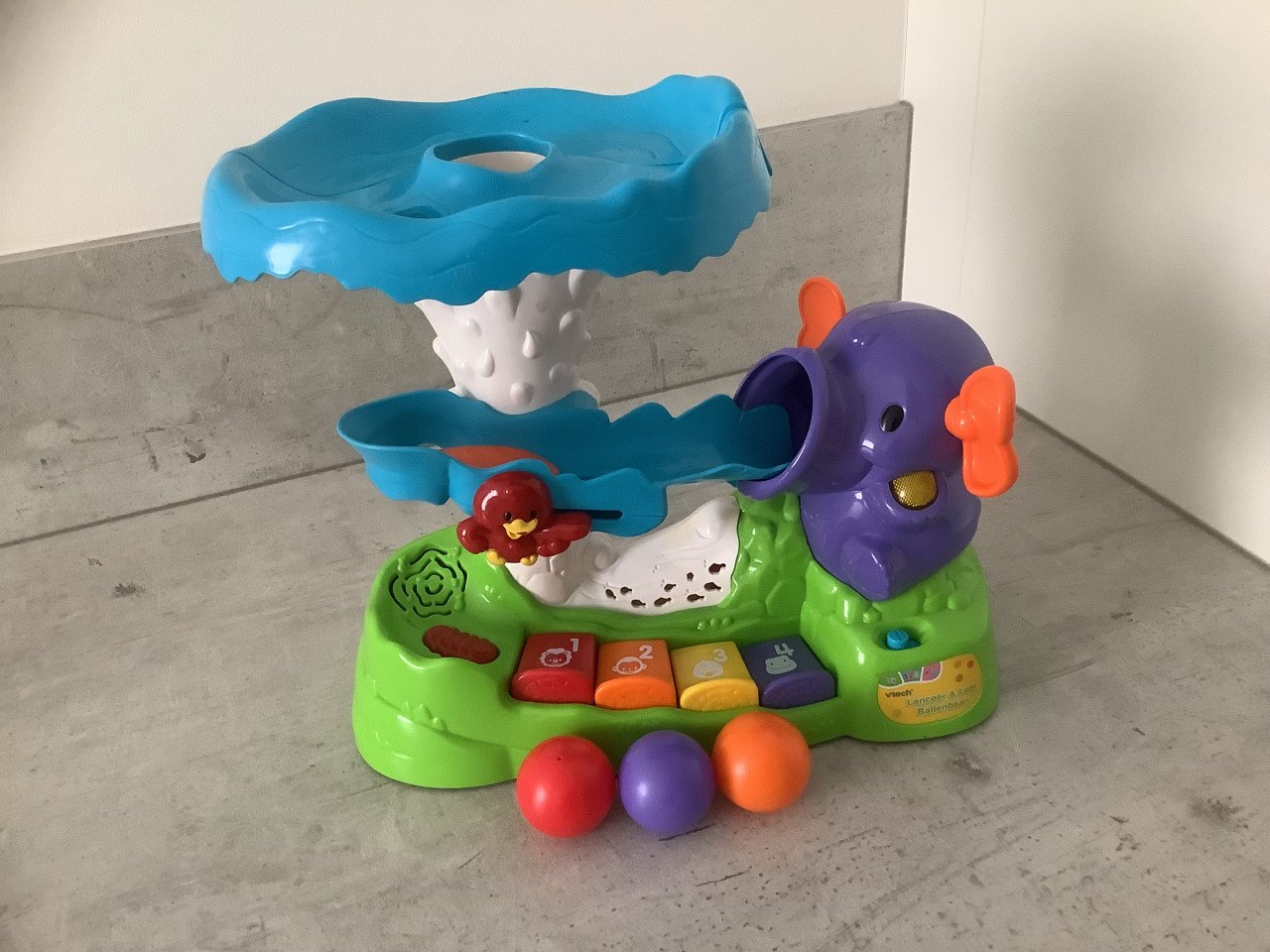 V Tech Baby Lanceer en Leer Ballenbaan